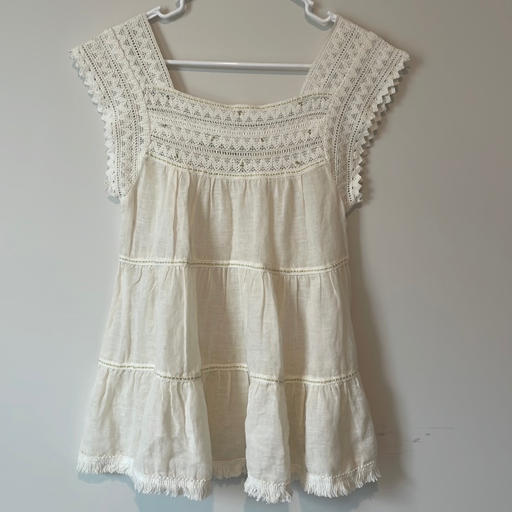 Free People Babydoll Blouse